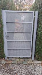 Tuinpoort en brievenbus, Tuin en Terras, Ophalen, 100 tot 150 cm, Zo goed als nieuw, Draaipoort