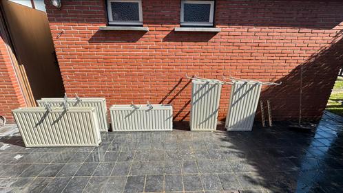 6 Radson radiatoren + 2 collectoren, Doe-het-zelf en Bouw, Verwarming en Radiatoren, Gebruikt, Radiator, 80 cm of meer, 60 tot 150 cm