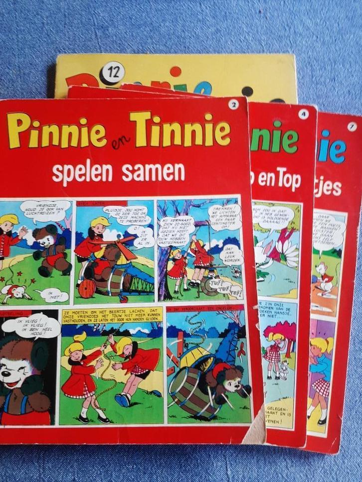 4 x PINNIE EN TINNIE, Boeken, Stripverhalen, Gelezen, Meerdere stripboeken, Ophalen