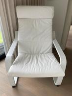 Fauteuil schommelstoel ikea wit, Huis en Inrichting, Fauteuils, Ophalen, Gebruikt, Hout