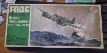 grenouille légendaire Beaufighter NF1 F6C ou TF10 1/72, Autres marques, Enlèvement ou Envoi, Comme neuf, 1:72 à 1:144