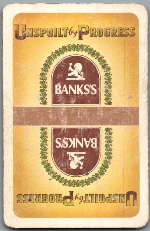 cartes à jouer - LK8599 - Bank's, Collections, Cartes à jouer, Jokers & Jeux des sept familles, Comme neuf, Carte(s) à jouer, Envoi