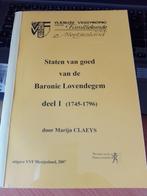 Staten van Goed Baronie Lovendegem, Ophalen