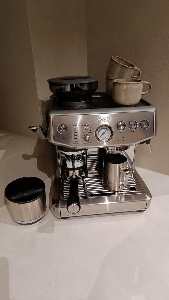 Half automatisch espressomachine, Electroménager, Accessoires de machine à café, Comme neuf, Enlèvement