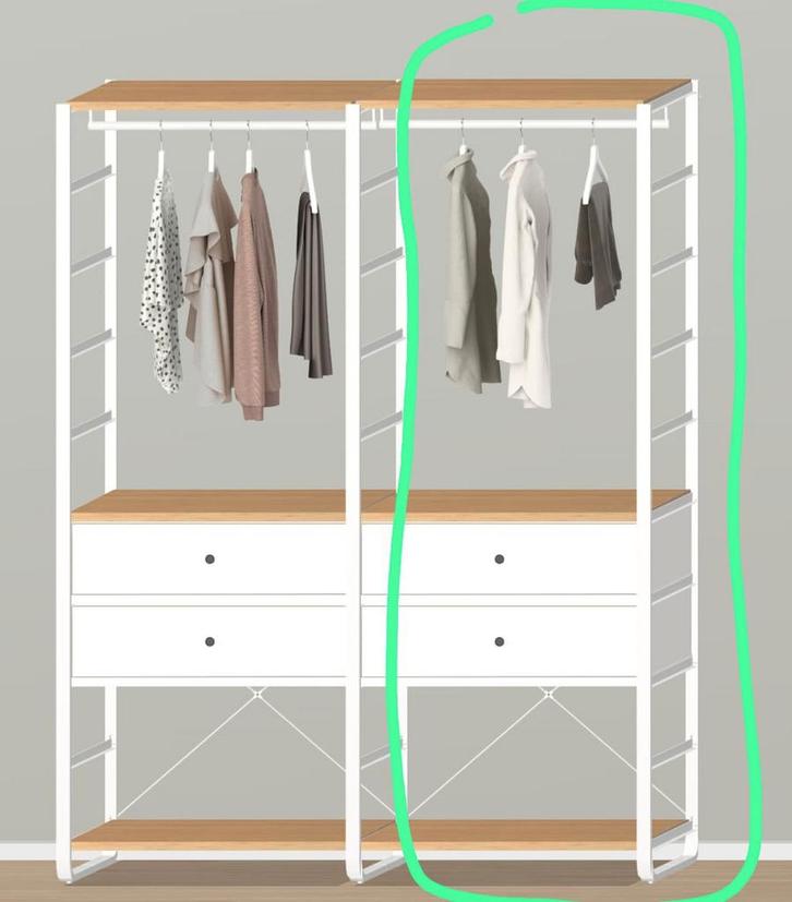 Ikea Elvarli kast, Kleding | Dames, Kledingrekken, Zo goed als nieuw, Ophalen