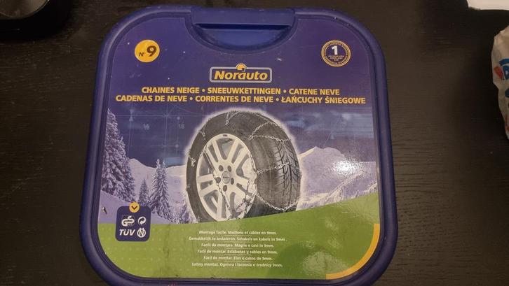 Chaînes neige Norauto n⁰9, Autos : Divers, Chaînes, Comme neuf, Enlèvement ou Envoi