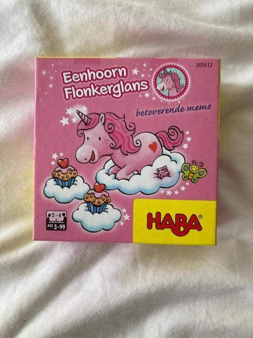 HABA Eenhoorn Flonkerglans betoverende memo, Enfants & Bébés, Jouets | Éducatifs & Créatifs, Comme neuf, Enlèvement ou Envoi