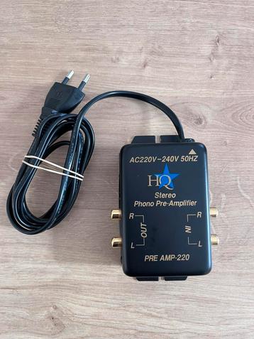 HQ PRE AMP-220 phono voorversterker 50HZ beschikbaar voor biedingen