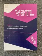 VBTL Analyse 3 Verloop van functies, Boeken, Schoolboeken, Ophalen of Verzenden, Nieuw, Wiskunde A