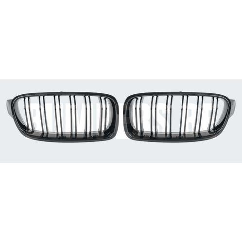 Grill Niergrill glanzend zwart dubbele brug BMW 3 Serie F30, Auto-onderdelen, Overige Auto-onderdelen, Gebruikt, 6 maanden garantie