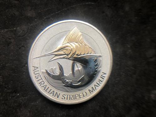 2020 Aus - Striped Marlin - 1,5 oz silver, Postzegels en Munten, Edelmetalen en Baren, Zilver, Ophalen of Verzenden