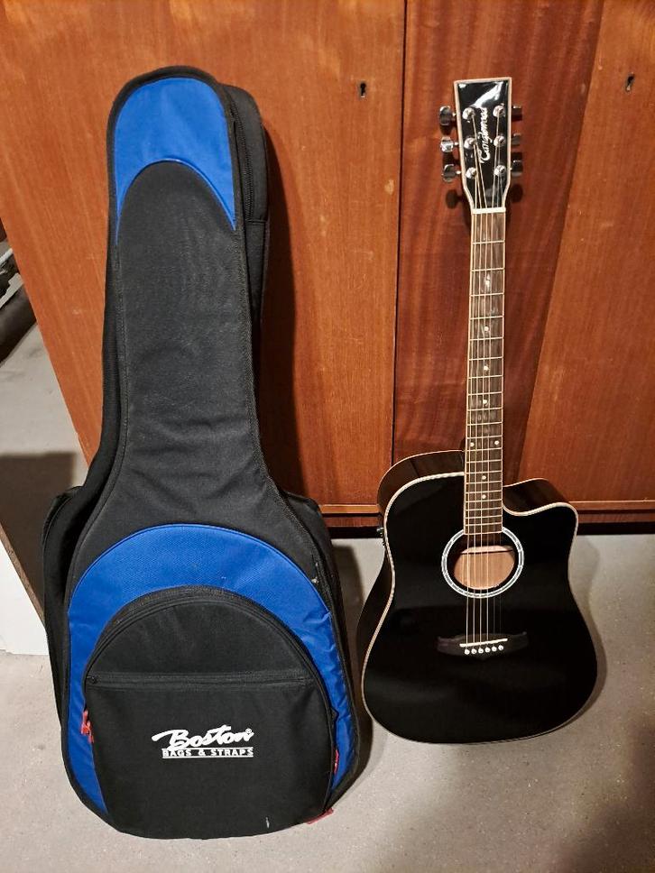 Semi-akoestische gitaar, Muziek en Instrumenten, Snaarinstrumenten | Gitaren | Elektrisch, Zo goed als nieuw, Ophalen