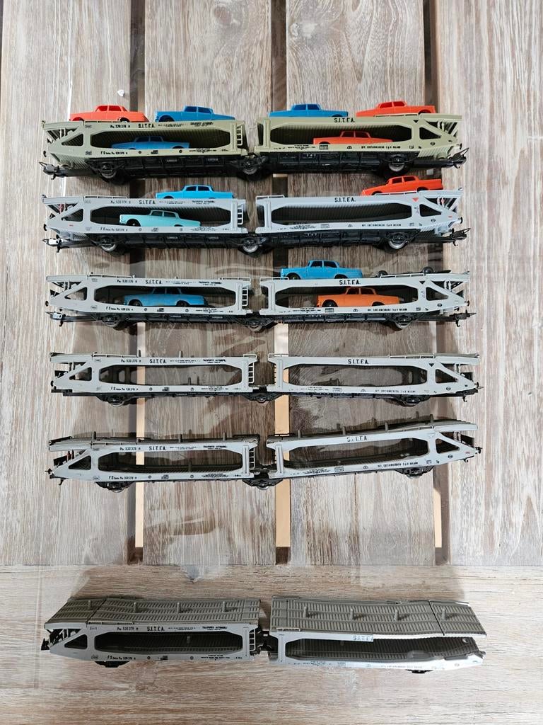 Lot de porte-auto Sitfa Lima, Hobby & Loisirs créatifs, Trains miniatures | HO, Utilisé, Wagon, Lima, Analogique, Enlèvement ou Envoi