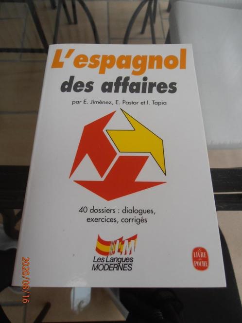 Livre L'espagnol des affaires – Librairie Générale Française, Boeken, Taal | Spaans, Zo goed als nieuw, Non-fictie, Ophalen of Verzenden