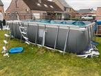 Intex zwembad, 400 cm of meer, Gebruikt, Rechthoekig, Ophalen of Verzenden