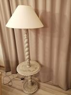 Staande lamp Grey wash met Lampenkap, Huis en Inrichting, 150 tot 200 cm, Gebruikt, Landelijk, Hout
