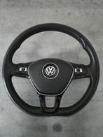 VW Golf VII multifunctioneel lederenstuurwiel met flippers, Auto-onderdelen, Ophalen of Verzenden, Gebruikt, Volkswagen