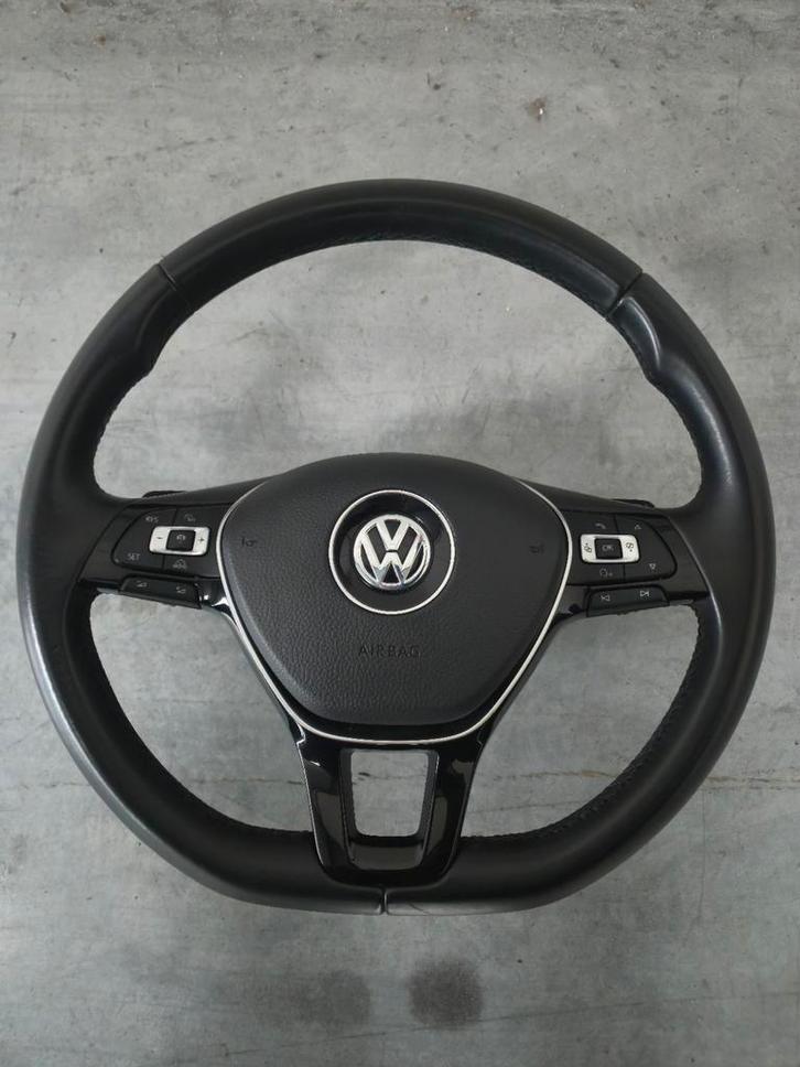 Volant multifonction en cuir avec palmes pour VW Golf VII, Autos : Pièces & Accessoires, Commande, Volkswagen, Utilisé, Enlèvement ou Envoi