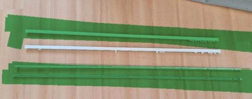 1 witte vidga 140CM rail ikea + haakjes+stoppers, Huis en Inrichting, Stoffering | Gordijnen en Lamellen, Zo goed als nieuw, 100 tot 150 cm