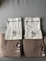 Dekbedovertrek flanel 2x 1 persoons 90x200 met kussensloop, Huis en Inrichting, Ophalen, Gebruikt, Eenpersoons, Bruin