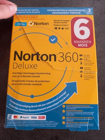New Norton 360 Deluxe antivirus 3 apparaten beschikbaar voor biedingen