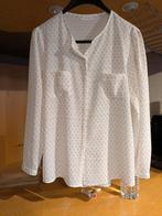 chemisier blanc - beige - Pauline B. - taille 4 - 4€, Enlèvement ou Envoi, Comme neuf, Taille 42/44 (L), Blanc