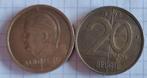 20 francs Belgique/Belgique 1994 et 1996, Série, Enlèvement, Métal