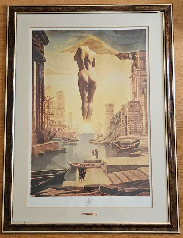 Lithographie Salvador Dali (1904-1989) - Main de Dali... (69, Antiquités & Art, Art | Lithographies & Sérigraphies, Enlèvement