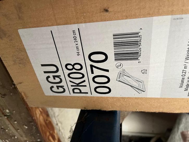 Velux, Bricolage & Construction, Vitres, Châssis & Fenêtres, Neuf, Lucarne, 120 à 160 cm, 80 à 120 cm, Double vitrage, Enlèvement