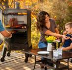 Pellet smoker automatisch Pitboss V4P wifi, Ophalen, Zo goed als nieuw