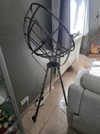 Grote industriële smeedijzeren lamp, Ophalen, Zo goed als nieuw, Metaal, 75 cm of meer