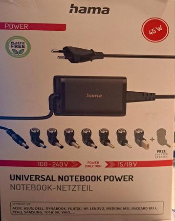 Universele notebook-netadapter, 15- 19V/9OW beschikbaar voor biedingen