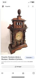 Horloge musicale 19eme, Antiquités & Art, Antiquités | Céramique & Poterie, Enlèvement ou Envoi