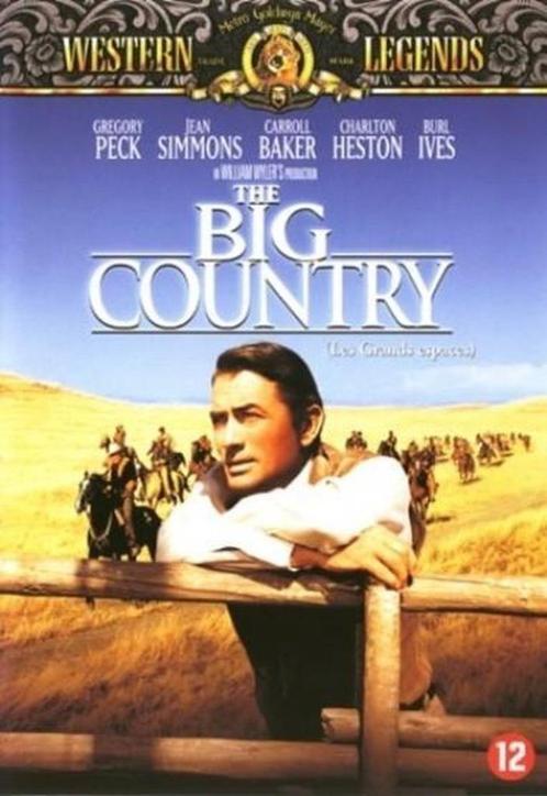 The big country met Gregory Peck, Jean Simmons,, Cd's en Dvd's, Dvd's | Klassiekers, Zo goed als nieuw, Actie en Avontuur, 1940 tot 1960