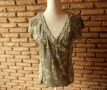 (120) -blouse femme t.40 verte - balina - beschikbaar voor biedingen