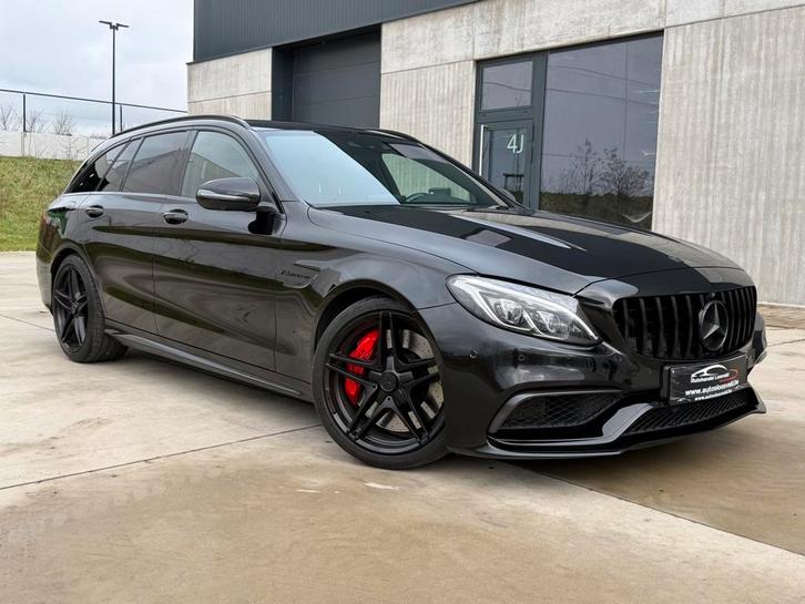 MERCEDES C63 S 510pk Full Black/ PANO/ HUD/ Performance Seat, Autos, Mercedes-Benz, Entreprise, Achat, Classe C, Caméra 360°, Caméra de recul