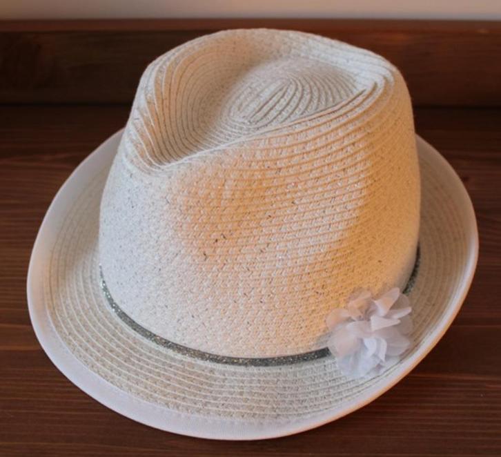 Stijlvol wit hoedje van Orchestra, Kinderen en Baby's, Kinderkleding | Petten en Hoeden, Zo goed als nieuw, Meisje, 146 t/m 152