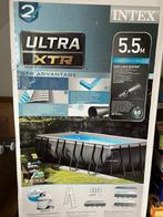 Intex zwembad Ultra XTR 5,5m antraciet, 200 tot 300 cm, Nieuw, Rechthoekig, Ophalen