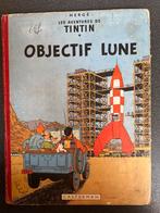 Hergé-Tintin-Objective Moon - 1e editie - 16b8-1953, Ophalen of Verzenden