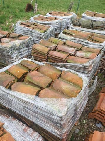 boomse pannen, Doe-het-zelf en Bouw, Dakpannen en Dakbedekking, Ophalen, Gebruikt, Steen of Klei, 15 m² of meer