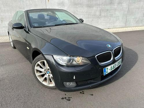 BMW 320i Cabriolet benzine, Auto's, BMW, Bedrijf, Te koop, 3 Reeks, Benzine, Cabriolet, 3 deurs, Handgeschakeld, Zwart, Zwart