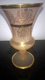 Vintage  - Booms glas : kelk vaasje, Antiek en Kunst, Ophalen of Verzenden