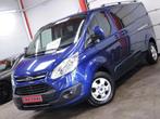 Ford Tourneo Custom 2.O TDCI 13OCV DOUBLE CABINE 6PLACES TVA, Auto's, 4 cilinders, Blauw, USB, 131 pk