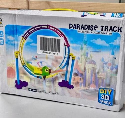 Paradise Track - achtbaan looping speelgoed kind kinderen, Kinderen en Baby's, Speelgoed | Racebanen, Nieuw, Racebaan, Met looping