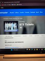 bts tickets, Tickets & Billets, Deux personnes, Juillet