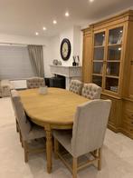 Cradley vitrinekast en eettafel met stoelen, Huis en Inrichting, Complete eetkamers, Ophalen, Gebruikt