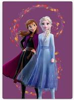 Disney Frozen Fleece Deken - Wind - Plaid, Neuf, Enlèvement ou Envoi, Couverture ou Couette, Violet
