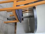 Eettafel om tegen decmuur te zetten met 4 stoelen, Huis en Inrichting, Tafels | Eettafels, Ophalen, Gebruikt