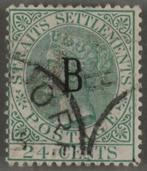 Zeer Zeldzame Zegel! Straits Settlements Y&T 21, Postzegels en Munten, Ophalen of Verzenden