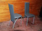 Stoelen (2), Ophalen, Twee, Metaal, Grijs